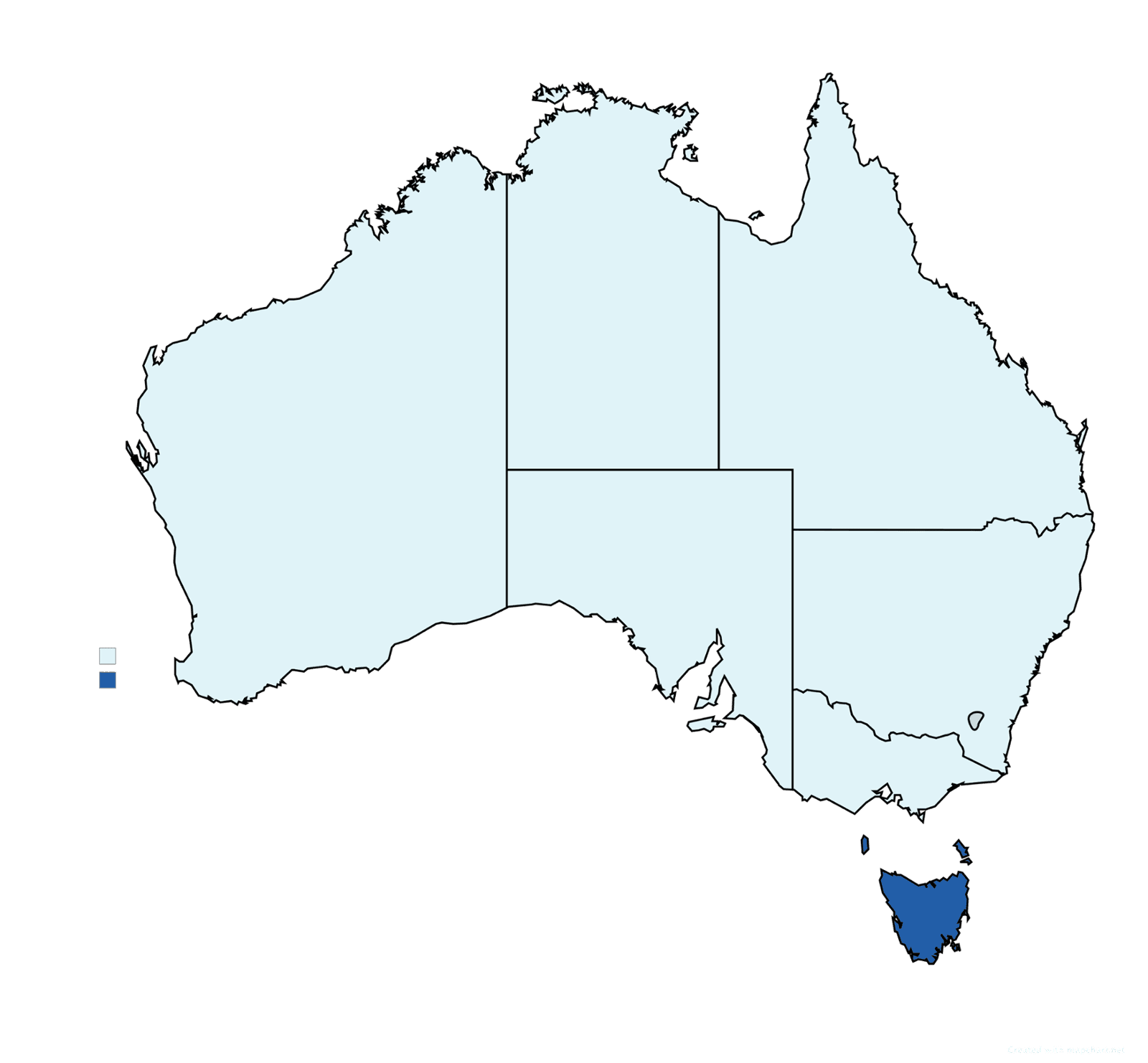 Tasmania Map